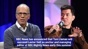 NBC announces Lester Holt's 'Nightly News' replacement