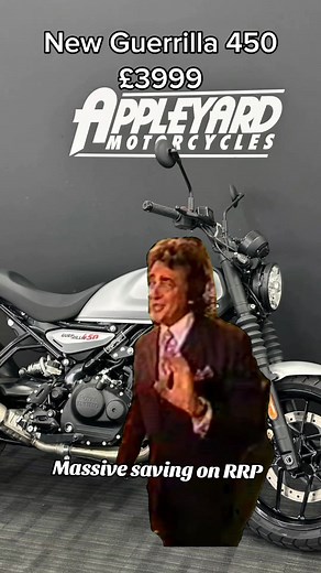 Brand new Smoke silver Guerrilla £3999 plus otr #followersreelsfypシ゚viralシfypシ゚viralシal #appleyardmotorcycles #royalenfield | Royal Enfield Motorcycles
