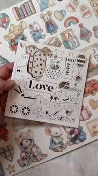 Easy CARD TUTORIAL by ‪@CristinaRadovanPineda‬ using our new Baby Collection 🍼 🧸