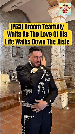 (P53) Groom Tearfully Waits As The Love Of His Life Walks Down The Aisle #wedding
