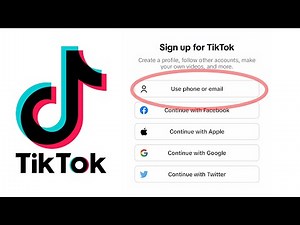 How to Create a TikTok Account? Step by Step Tutorial