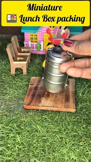 Miniature Lunch Box 🍱🥘Packing | Tiny meals Recipe | Mini Cooking Shorts/#food/shortsfeed