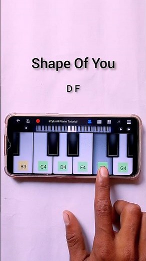 Shape Of You Song On Piano | Step By Step With Notes