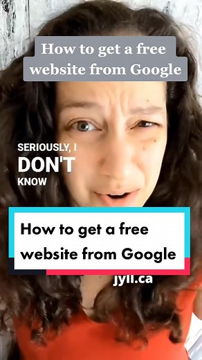 How to get a free website from Google. Anyone can do this! It's called Google Sites, and it's available with any Google account. I've started half a dozen businesses this way, it's so easy to use! #thegooglepro #startabusinesstips #smallbizmarketing #newbusinesstips #newbusinessideas #newbusinessowners