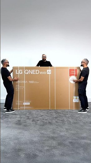 Unboxing LG's first 100 inch TV! 2025 LG QNED evo QNED86 100 inch MiniLED 4K TV