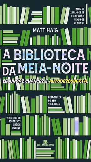 A Biblioteca Da Meia-Noite... #livro #educação #curiosidades #literatura #booktube