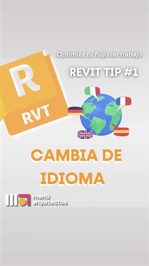 Cómo cambiar el idioma en Revit fácilmente