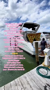 SUNDAY FUNDAY MOTIVATION ✨🛥️💛🌴 It takes real courage to live a life you love… and whew 😮‍💨 I remember the exact moment I decided to be brave. Back in 2023, something in my spirit said, “It’s time to level up.” So I took a deep breath, swallowed my fear, and reached out to a yacht owner with the BOLDEST idea 😅👇🏾 “You bring the yacht… I’ll bring the influencers — with over 2 MILLION followers combined 👀🔥 I’ll cover the food, drinks, energy, EVERYTHING… and together we’ll blow this up for