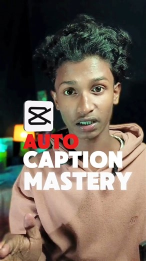 how to generate auto caption jast 1click?in capcut