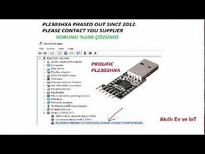 PL2303HXA PHASED OUT SINCE 2012. PLEASE CONTACT YOU SUPPLIER SORUNU ÇÖZÜMÜ (\u00100)