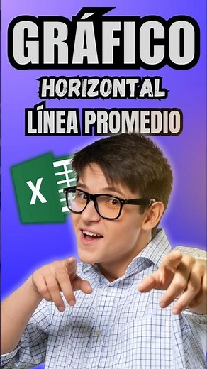 Gráfico Horizontal con Línea de Promedio en Excel