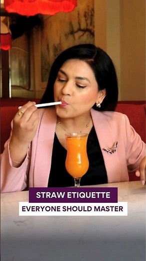 Good manners are often reflected in the smallest actions. #tablemanners #diningetiquette #drink