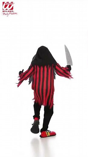 Oversized Head Horror Clown Costume