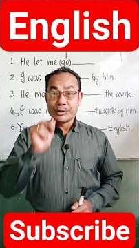 Bare Infinitive কখন,কেনো,কোথায় হয় | English Learning | Basic English Grammar 🌹 #englishlearning