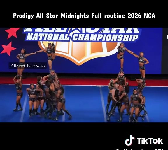 prodigy midnight NCA 2026 for routine @midnight all star | cheerleading