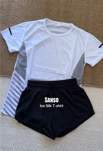 Ice Silk T-shirt for Men — Lightweight Breathable Sports Tee
