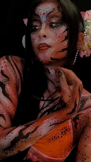 🌊🐚🧜‍♀️🌌🌊🐚 mermaid photoshoot with waterproof body painting 🌌 www.LanaChromium.com | Fine Art, Bodypainting & Airbrush Make-up / bodyart by Lana Chromium