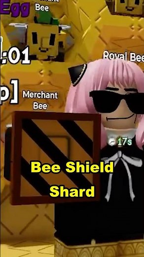 Bee Shield is Useful #growagarden #roblox