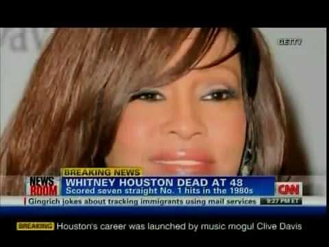 Whitney Houston death announcement CNN
