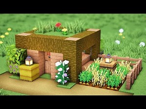 Minecraft: How to Build a Jungle Small Survival House | Tutorial