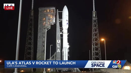 ULA's Atlas V rocket launches from Florida's Space Coast Thursday