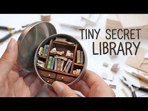 I Built a Secret Library Inside a Mint Tin 📚✨