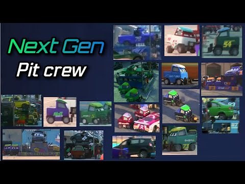 All the Next gen pit crews founded from cars 3