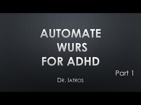 Automatically Score a WURS for ADHD using Google Forms and Spreadsheets - Part 1