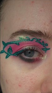 monster high venus Mcflytrap inspired #monsterhigh #eyeshadowtutorial #eyelinertutorial