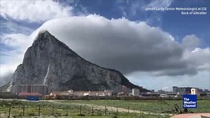 Eerie phenomenon spotted at the Rock of Gibraltar - Videos from The Weather Channel