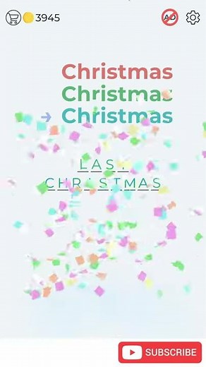 Dingbats Level 257 Christmas Walkthrough