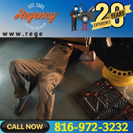 🚗 Trusted Auto Repair Experts for Over 20 Years! Serving Kansas City, MO 🚗, Regency Auto Repair has been keeping vehicles in top shape for over two decades 🔧. From fuel system repair ⛽ and bumper repair 🛠️ to exhaust system services 🔥 and electrical diagnostics ⚡, we handle it all. Our expert team also provides oil & filter changes 🛢️, tune-ups 🔩, brake service 🛑, belts & hoses 🧵, engine & transmission repair 🏎️, drivability solutions 🚘, computer diagnostics 💻, emission repairs 🌿, w