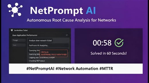 NetPrompt AI Autonomous RCA Solves Network Incident in 90 Seconds | Yogendra Shukla posted on the topic | LinkedIn