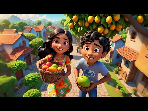 Mango Counting Song | Fun Mango Numbers Rhyme for Kids | Counting with Mangoes