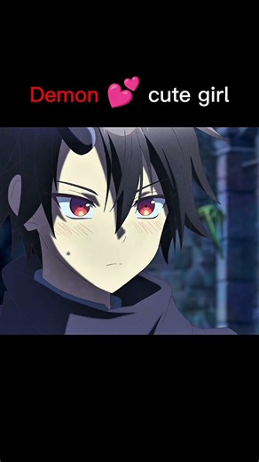 Demon fall in love a cute girl 🤴🤴 #viral