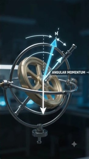 Gyroscope Motion Explained | Why Does a Spinning Wheel Stay Balanced?