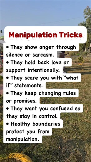 Signs of manipulation you should never ignore. #manipulation #awareness #facts | Devlop's Puzzle & IQ Quiz