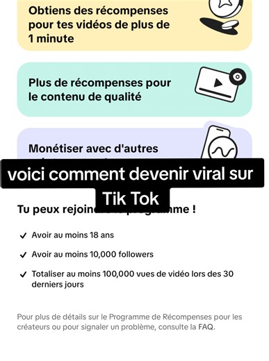 voici comment devenir viral sur Tik Tok #astucetiktok #viral #visibilite #visibilitetiktok #TikTok