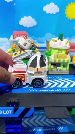 Mobil pemadam kebakaran kartun #shorts