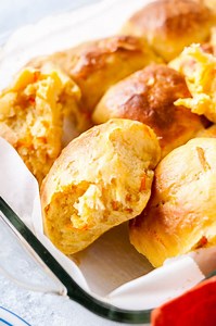 Instant Pot No Knead Carrot Bread Rolls - Imagelicious.com