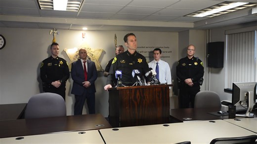 Livingston County Sheriff Thomas Dougherty holds press conference on dead body that was delivered to the county's government center. Video by: Mark Gutman/Daily News | Livingston County News
