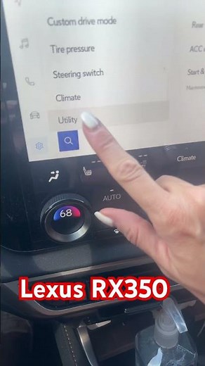 Lexus RX 350 changing your oil maintenance are scheduled maintenance button to reset tutorial ￼