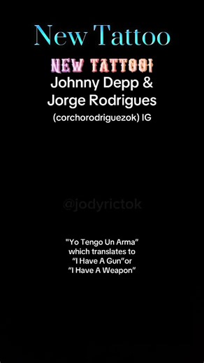 Exploring Johnny Depp's New Tattoo Meaning