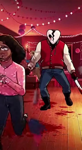 More to the story the AI podcast Breaking news, the Valentine Day Slasher strikes again. #cartoon #valentine #slasher #horror #scary