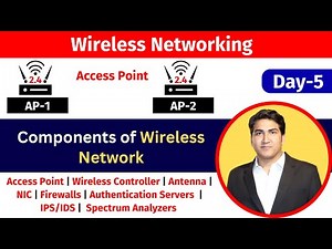 5. Understanding Components of Wireless Network | Devices for Wireless Communication | #eireless_net