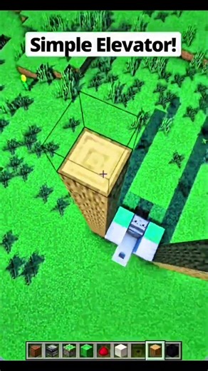 Minecraft Lift Hack 😱 | Easy Elevator Trick Without Mods! 🚀