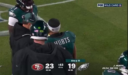 Does this look like Jalen Hurts wants to run 4 verticals…. Someone close to Kevin Patullo released that article. This play cemented him as one of the worst play callers for the Eagles
