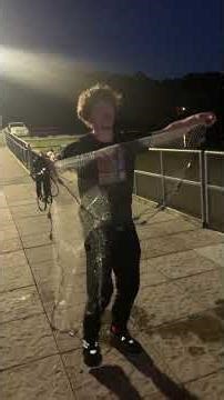 Teaching how to throw a cast net in case you’re curious! #fishing #likeandsubscribe #bankfishing