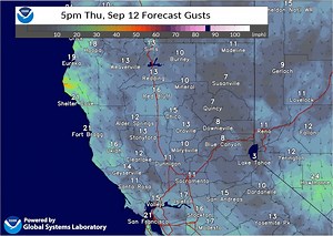 3.3K views · 30 reactions | Gusty northerly winds are in the forecast for today, especially along the Interstate 5 corridor. Gusty winds will lead to elevated fire weather conditions through Friday morning, and may produce difficult driving conditions for high profile vehicles. | US National Weather Service Sacramento California | Facebook