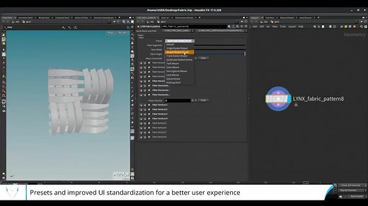 免费Houdini布料编织插件LYNX v1.0